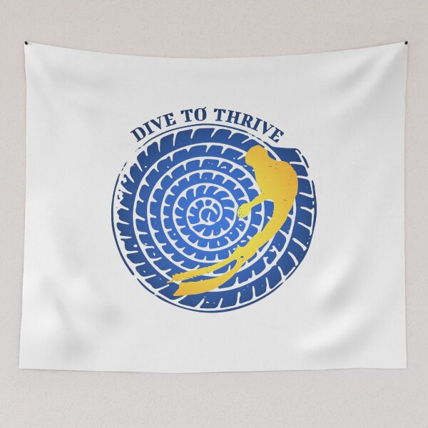 Item preview, Dive To Thrive Geometric Spiral designed and sold by MoeTiff.