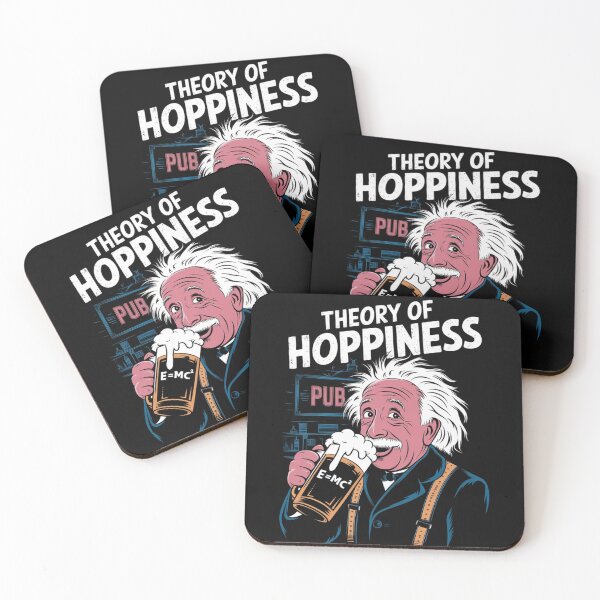 Item preview, albert einstein theory of hoppiness (e=mc2 < beer) designed and sold by martin max.