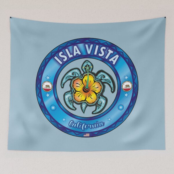 Item preview, Isla Vista California sea turtle hibiscus designed and sold by studioss76.