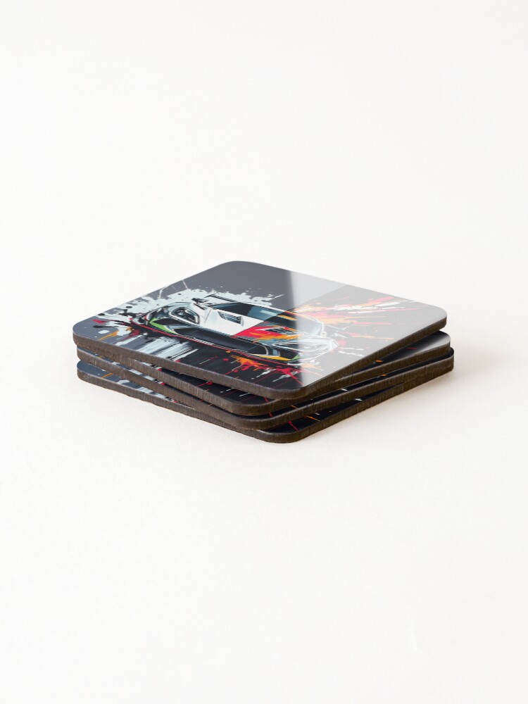 Thumbnail 4 of 5, Coasters (Set of 4), Split Speed designed and sold by Inkcept.