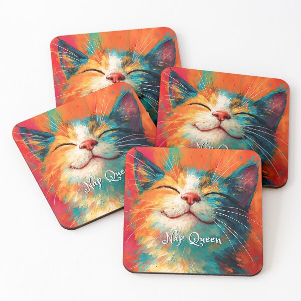Item preview, Nap Queen – Funny Self-Care Cat Quote  designed and sold by karinasalwaszka.