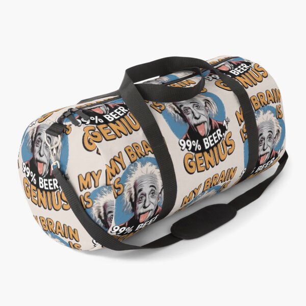 Item preview, albert einstein - my brain is 99% beer 1% genius designed and sold by martin max.
