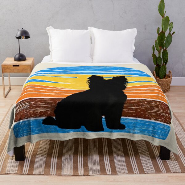 Item preview, Yorkipoo Vintage Sunset Silhouette – Retro Dog Lover Design designed and sold by Fredster1966.