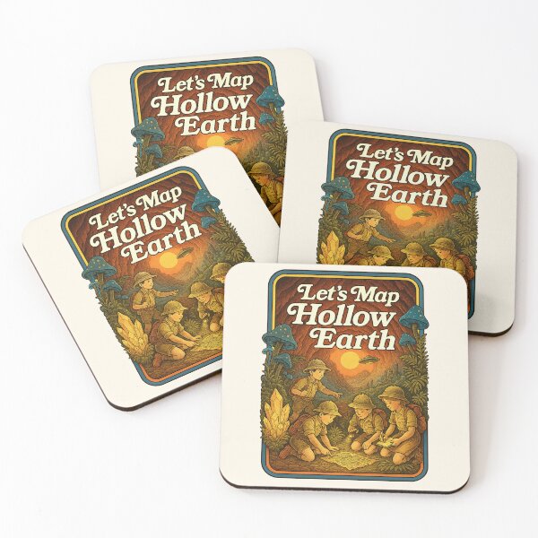 Item preview, Let’s Map Hollow Earth – Inner World & Lost Civilization  designed and sold by NatIntrovertSoc.