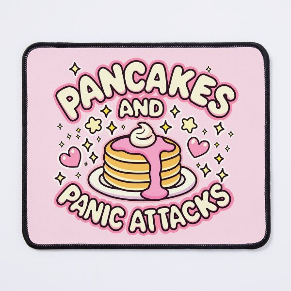 Item preview, Pancakes and Panic Attacks cute mental health kawaii designed and sold by LambieLand.