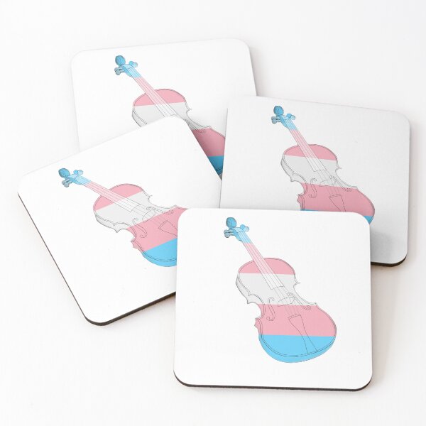 Item preview, Musical Trans Flag  designed and sold by LoveGrub.