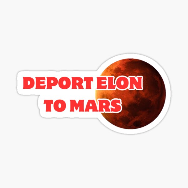 Artikel-Vorschau von Deportiere Elon zum Mars, designt und verkauft von AbdoAbde.