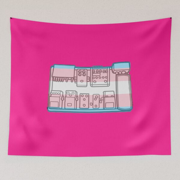 Item preview, Trans Pride Pedal Board designed and sold by LoveGrub.