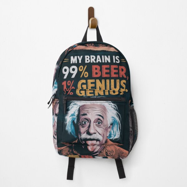 Item preview, albert einstein My Brain is 99% Beer, 1% Genius designed and sold by martin max.