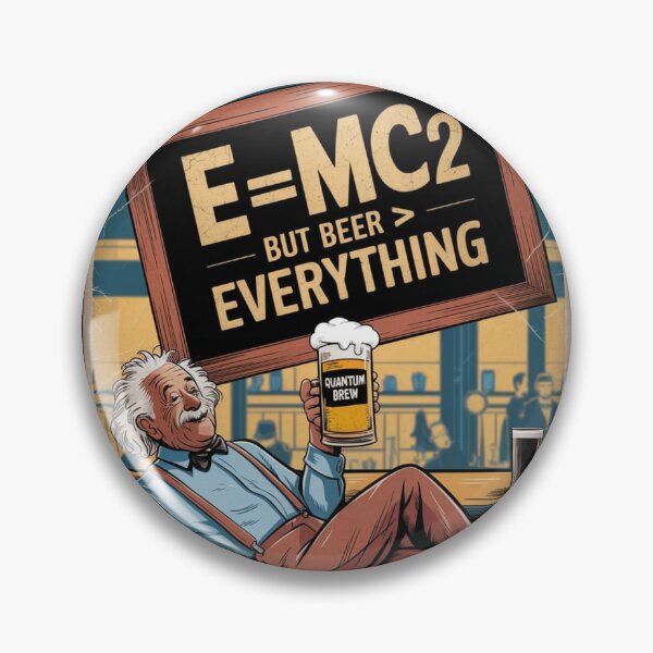 Item preview, albert einstein e=mc2 < but  beer is everything designed and sold by martin max.