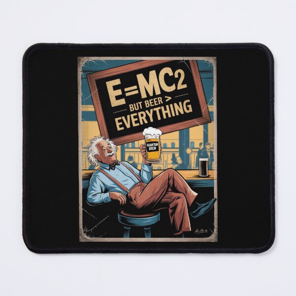 Item preview, albert einstein e=mc2 < but  beer is everything designed and sold by martin max.