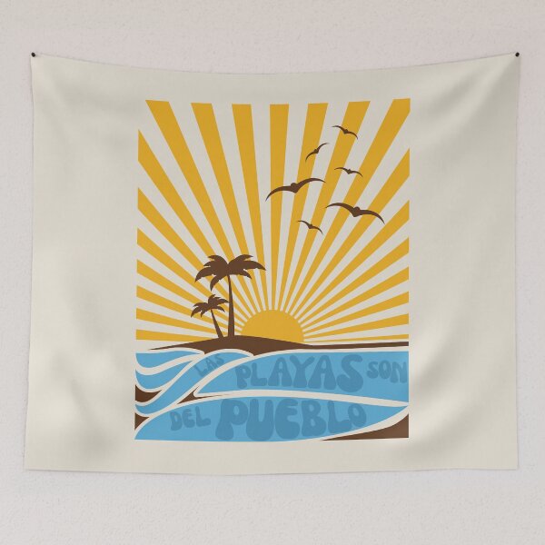 Item preview, Las Playas Son Del Pueblo designed and sold by DesignCollectiv.