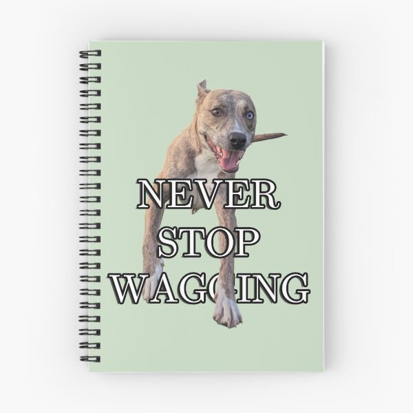Item preview, ¡Nunca dejes de menear la cola! - Pit Bull designed and sold by CraftsmAnimals.