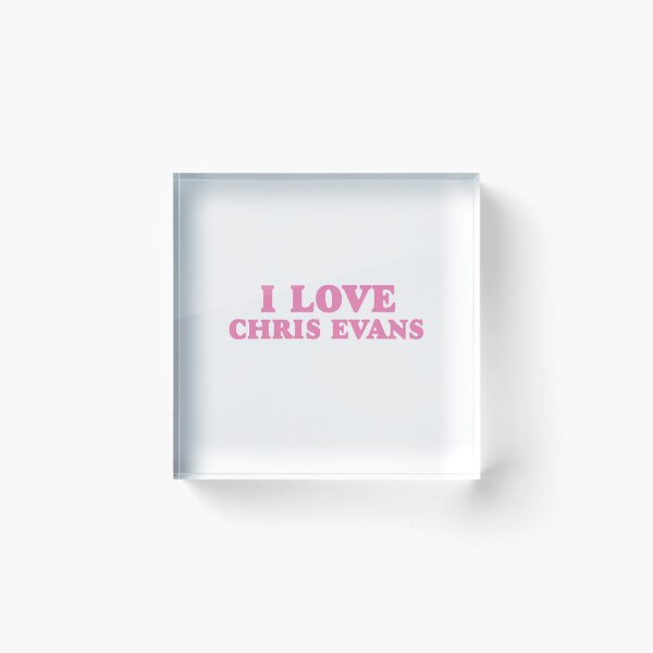 Item preview, I Love Chris Evans designed and sold by Jess Designs.