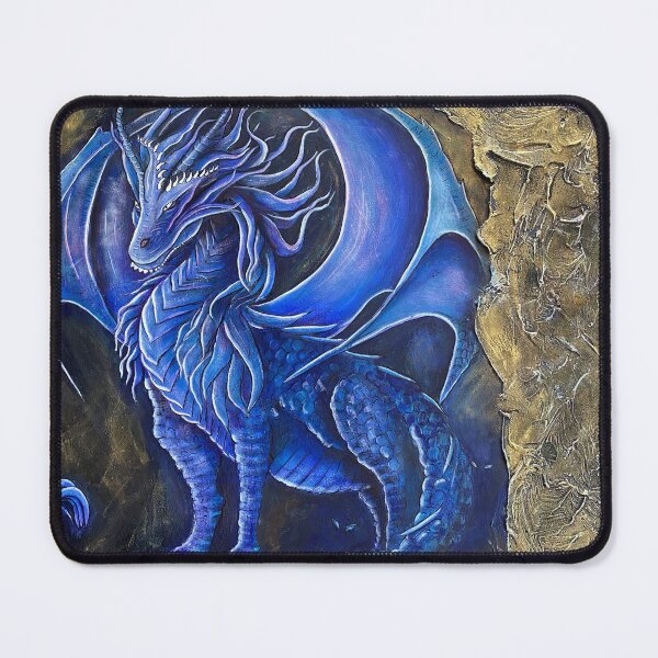 Item preview, Blue Dragon guarding the Golden Cave. designed and sold by Maria Murdaca.