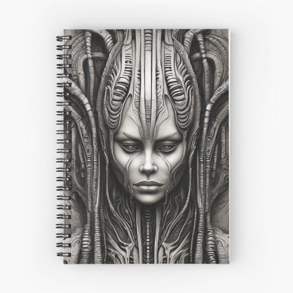 Item preview, Dark Sci-Fi Horror - Bio-Mechanical Witch Queen - Gothic  designed and sold by CattlettArt.