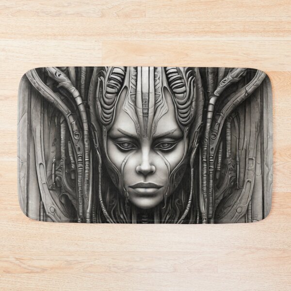 Item preview, Dark Sci-Fi Horror - Bio-Mechanical Witch Queen - Gothic  designed and sold by CattlettArt.