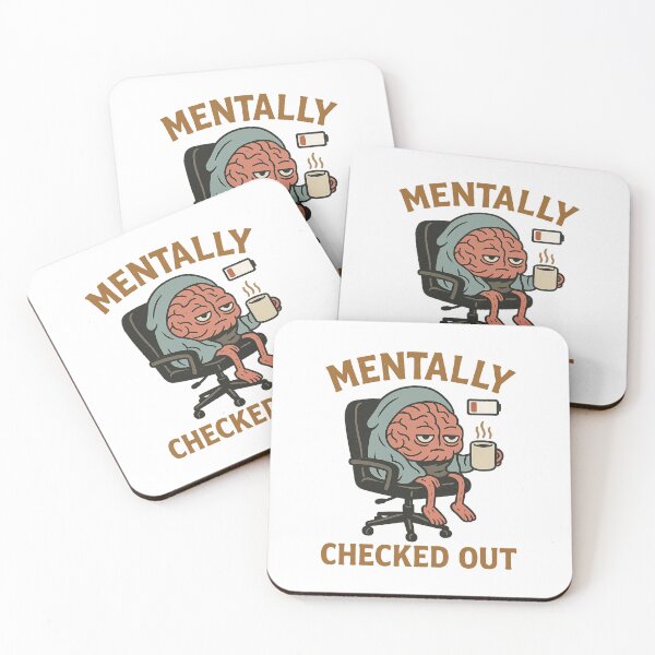 Item preview, Mentally Checked Out designed and sold by Happily Lover.
