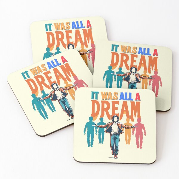 Item preview, It Was All A Dream, typography designed and sold by maxmaj.