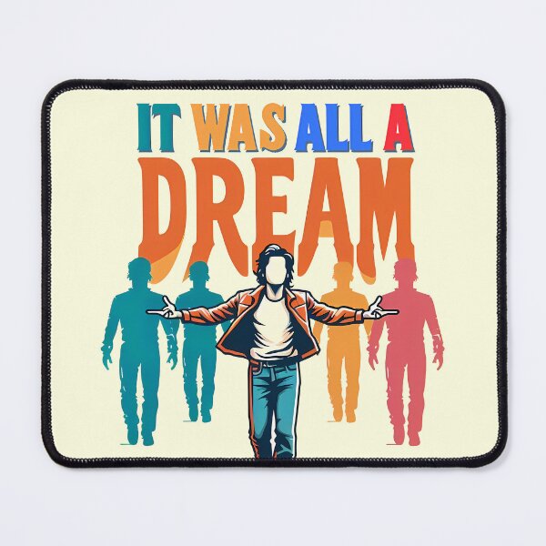 Item preview, It Was All A Dream, typography designed and sold by maxmaj.