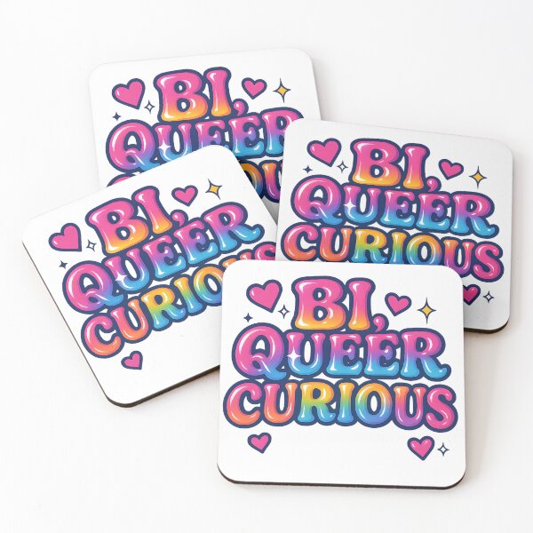Item preview, Bi Queer Curious Rainbow LGBT Design designed and sold by Haus Of Sin.