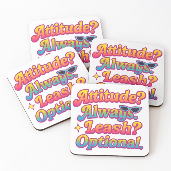 Item preview, Attitude Always Leash Optional Queer Kink Art designed and sold by Haus Of Sin.