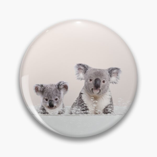 Item preview, Baby Koala in Bathtub, Pink Print, Koala Bathing, Animals in Bathtub Art by Synplus designed and sold by synplus.