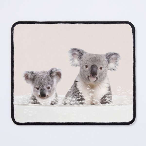 Item preview, Baby Koala in Bathtub, Pink Print, Koala Bathing, Animals in Bathtub Art by Synplus designed and sold by synplus.