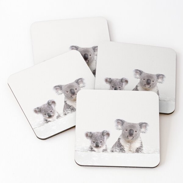 Item preview, Baby Koala in Bathtub, Neutral Print, Koala Bathing, Animals in Bathtub Art by Synplus designed and sold by synplus.