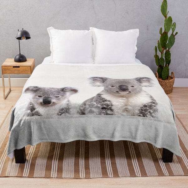 Item preview, Baby Koala in Bathtub, Neutral Print, Koala Bathing, Animals in Bathtub Art by Synplus designed and sold by synplus.