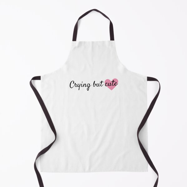 Item preview, Crying But Cute – Aesthetic Sad Girl Quote Design designed and sold by MoonlightGarden.