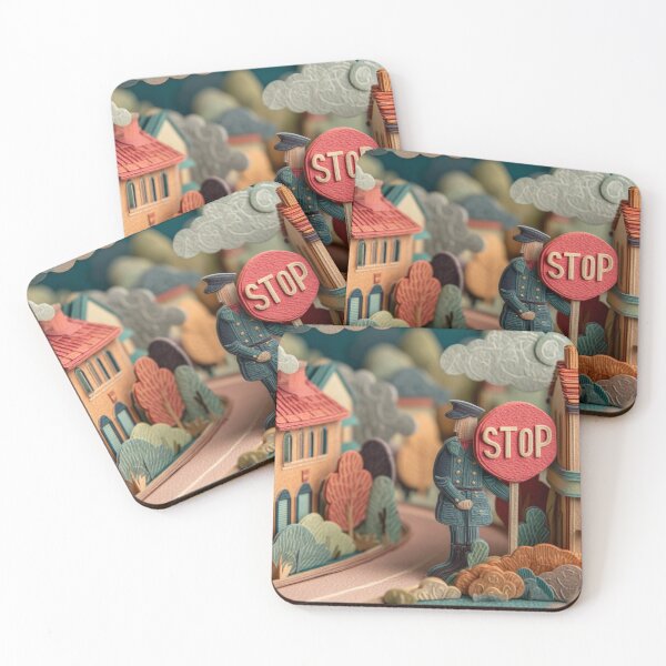 Item preview, Stop for a Moment – Paper Cutout Guardian designed and sold by VividDreamsArt.