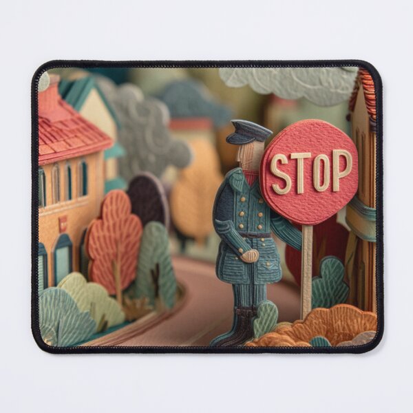 Item preview, Stop for a Moment – Paper Cutout Guardian designed and sold by VividDreamsArt.