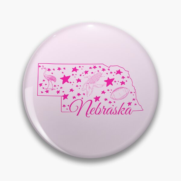 Item preview, Nebraska - Pink Design with Stars designed and sold by AngelicAdornments.