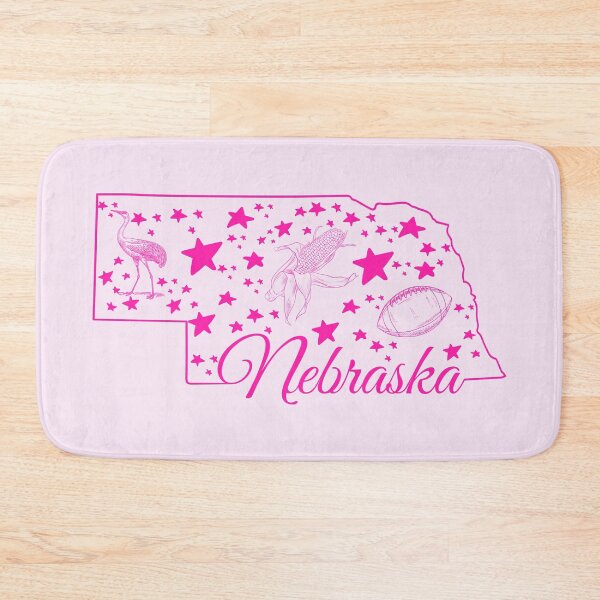 Item preview, Nebraska - Pink Design with Stars designed and sold by AngelicAdornments.