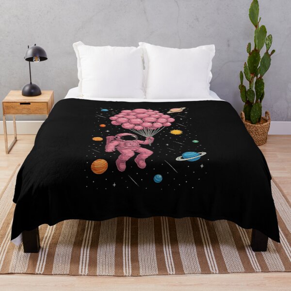 Item preview, Astronaut Balloon Planets Space Galaxy Girls Kids Toddler designed and sold by facegm.