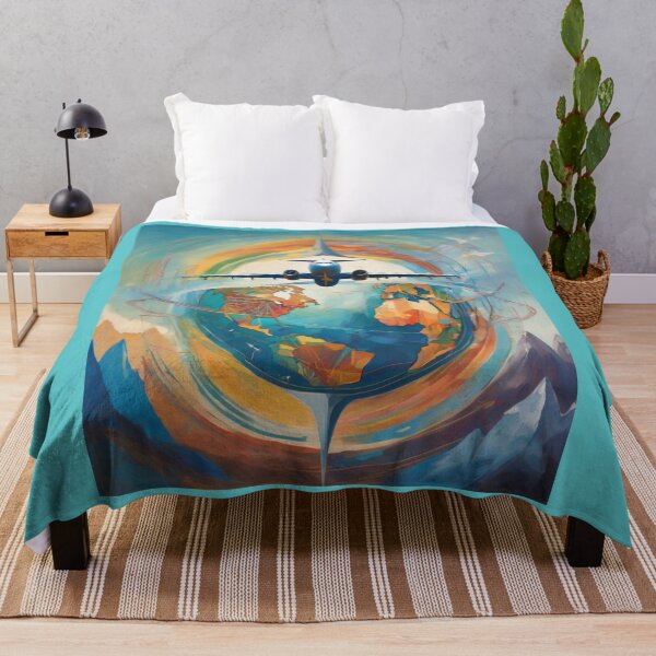 Item preview, "Global Connection: Flight of Discovery" designed and sold by Artisticanvas.