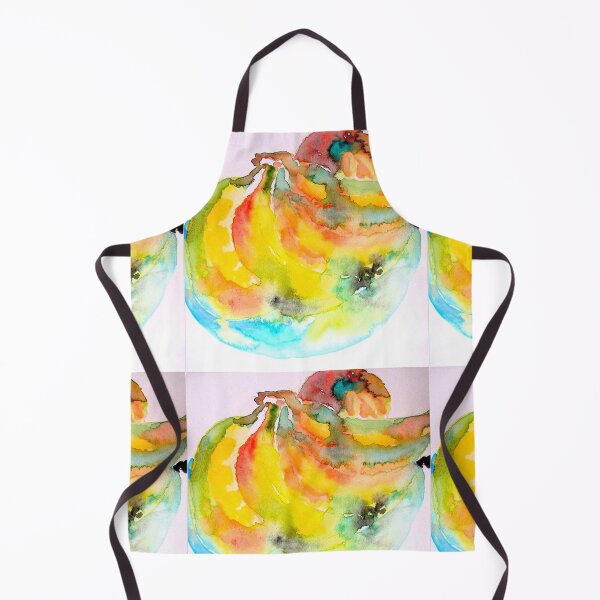 Item preview, Banana Watercolor Painting Still Life designed and sold by Sarah  Rajkotwala.
