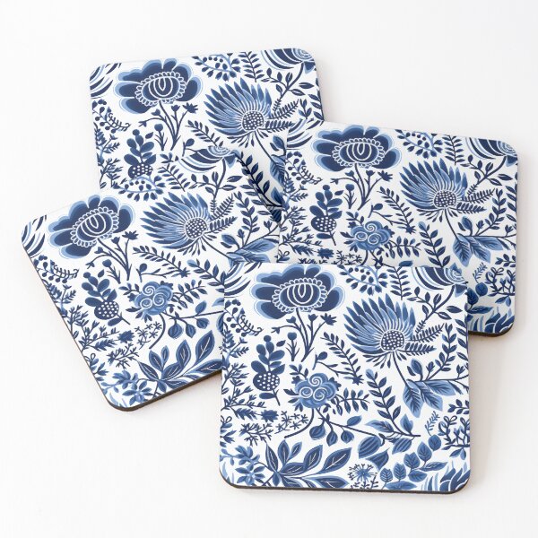 Item preview, Blue Cottage core flowers designed and sold by cult-andromeda.