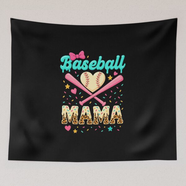 Item preview, Baseball Mama Ice Cream Drip Leopard Print Cute Sports Mom  designed and sold by facegm.