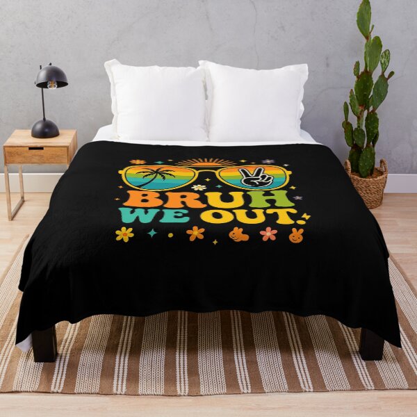 Item preview, Bruh We Out Teachers Cute End Of School Year Summer Groovy designed and sold by facegm.