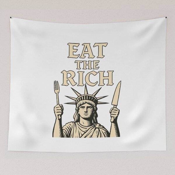Item preview, Statue of Liberty Fights Oligarchy (Transparent) designed and sold by Horizon Made.