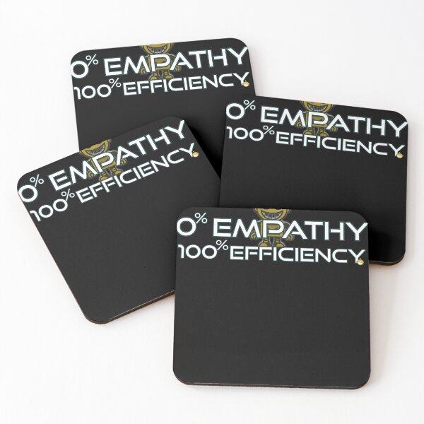 Item preview, 0% Empathy, 100% Efficency designed and sold by Robo Riffs.
