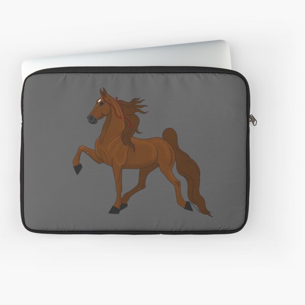 Aperçu de l'œuvre Cheval de selle américain alezan de dessin animé créée et vendue par DappledMoon.