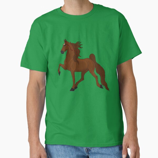 Item preview, Cartoon Chestnut American Saddlebred Horse designed and sold by DappledMoon.