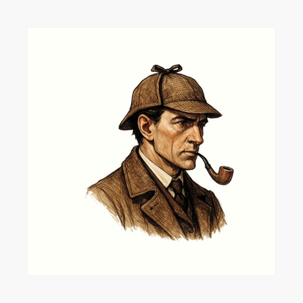 Item preview, Detective - Sherlock Holmes designed and sold by 1artcolor.
