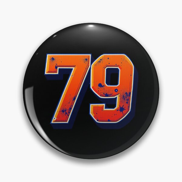 Item preview, Bold Retro Number 79 Graphic designed and sold by SteadyRolling.