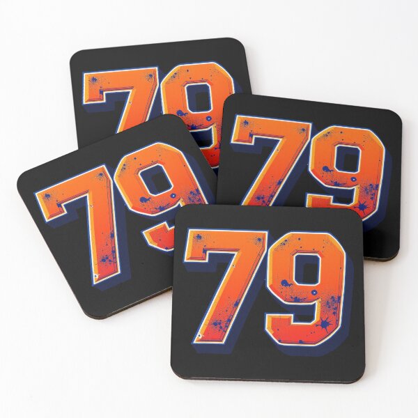 Item preview, Bold Retro Number 79 Graphic designed and sold by SteadyRolling.