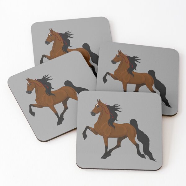 Item preview, Cartoon Bay American Saddlebred Horse designed and sold by DappledMoon.
