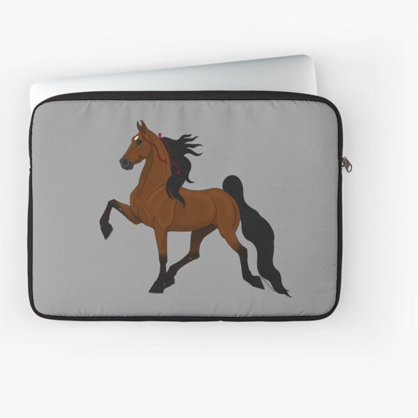 Aperçu de l'œuvre Cheval de selle américain de dessin animé Bay créée et vendue par DappledMoon.